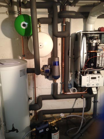 Foto einer sanierten Heizungsanlage